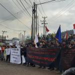Aksi Demo FSP Kerah Biru-SPSI Morowali Berlangsung Damai